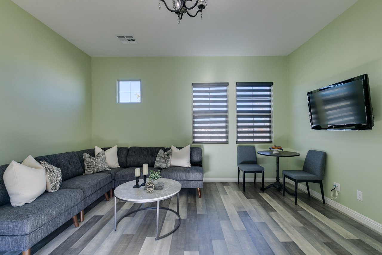 Home Staging Las Vegas casita living room After